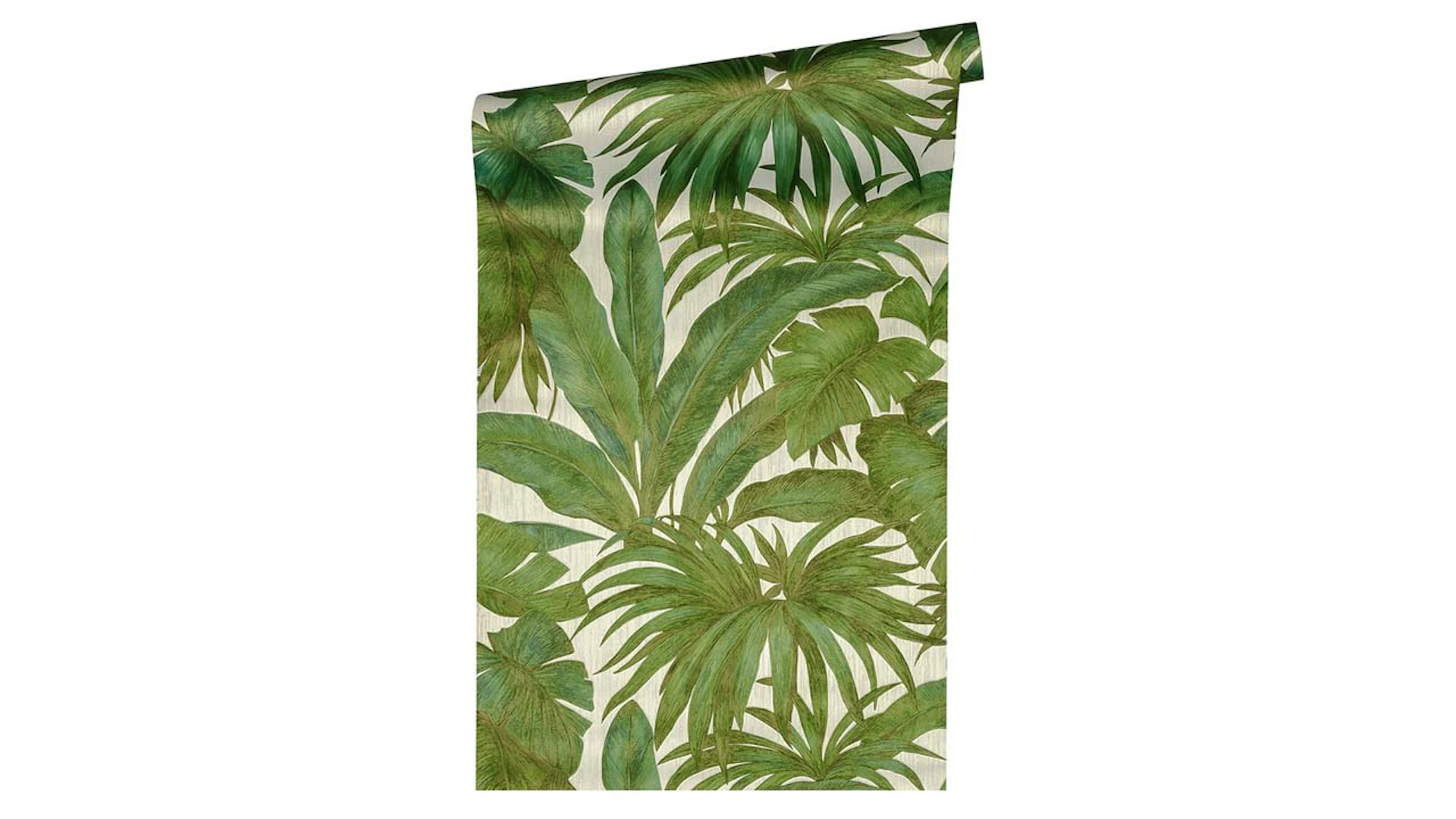 Vinyltapete grün Retro Blumen & Natur Versace 2 405