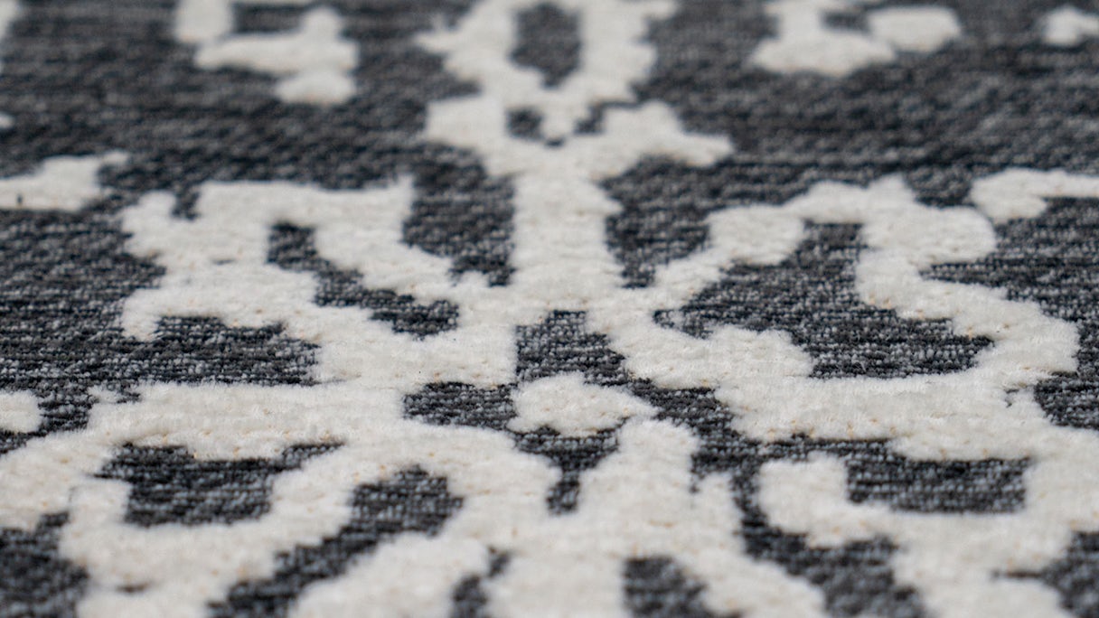 planeo carpet - River 130 grey / anthracite 120 x 170 cm
