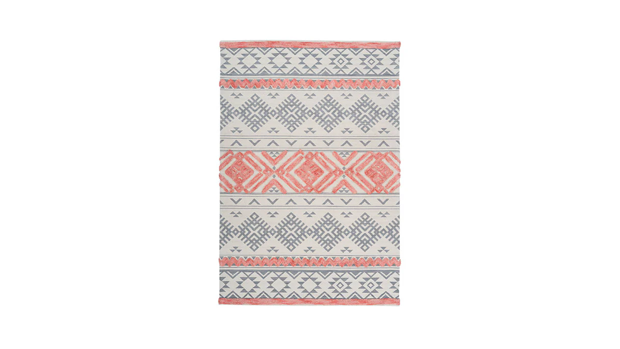 planeo carpet - Ethnie 200 Grey / Apricot 80 x 150 cm