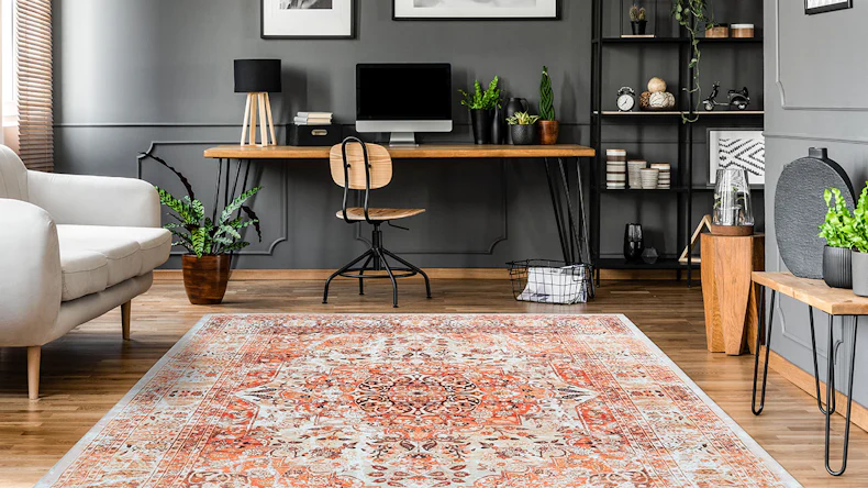 planeo Teppich - Galaxy 1000 Orange / Beige 120 x 180 cm