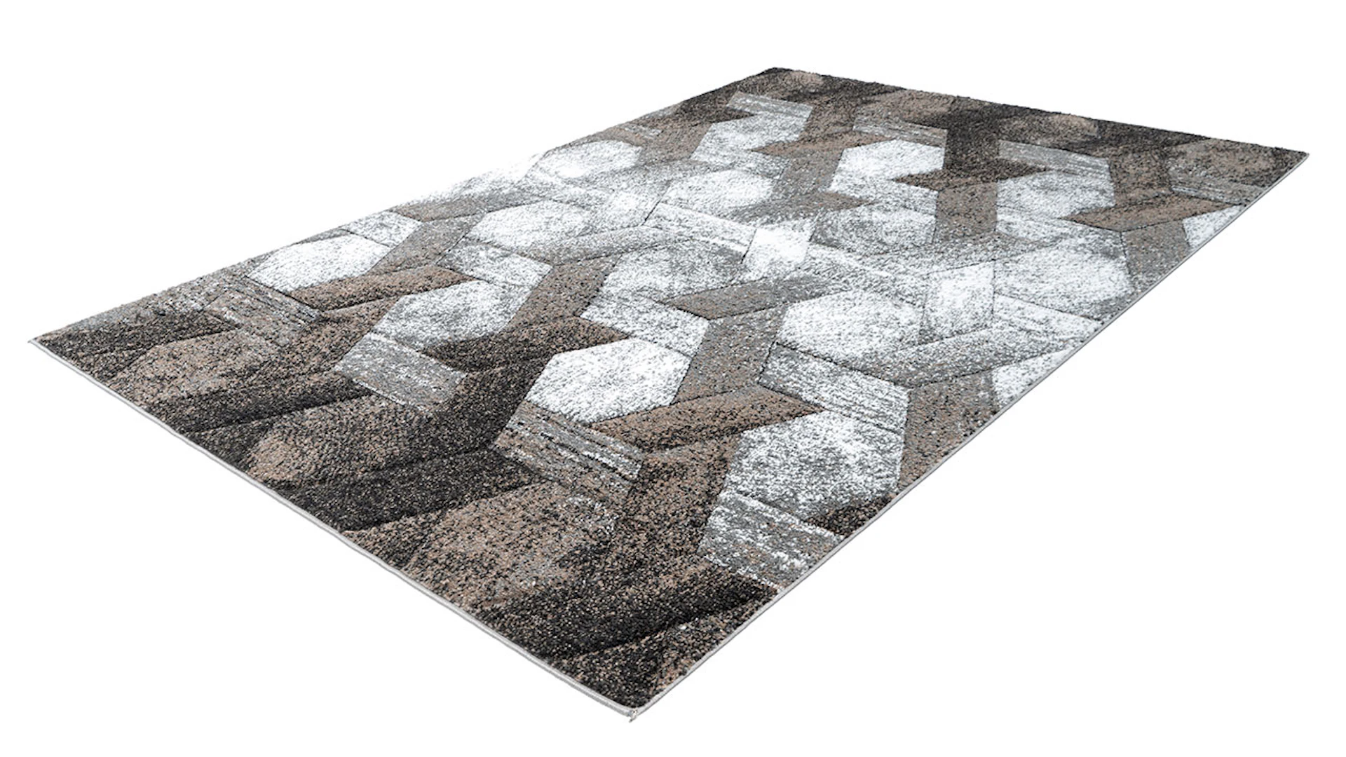 tapis de planéos - Dominique - Tanetane platine / beige 200 x 290 cm