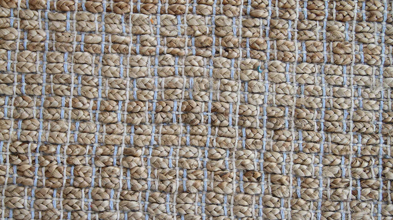 tapis planeo - Echecs 310 naturel / bleu 120 x 170 cm