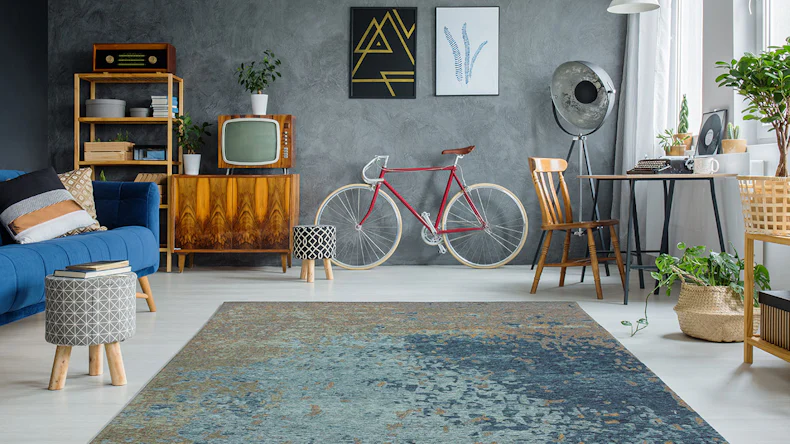 tappeto planeo - Blaze 100 Multi / Blu 195 x 290 cm