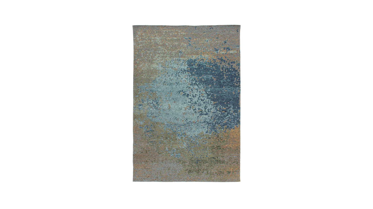 planeo Teppich - Blaze 100 Multi / Blau 155 x 230 cm
