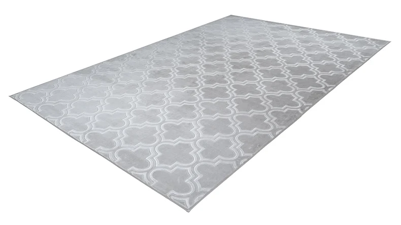 planeo Teppich - Monroe 100 Grau / Blau 160 x 230 cm