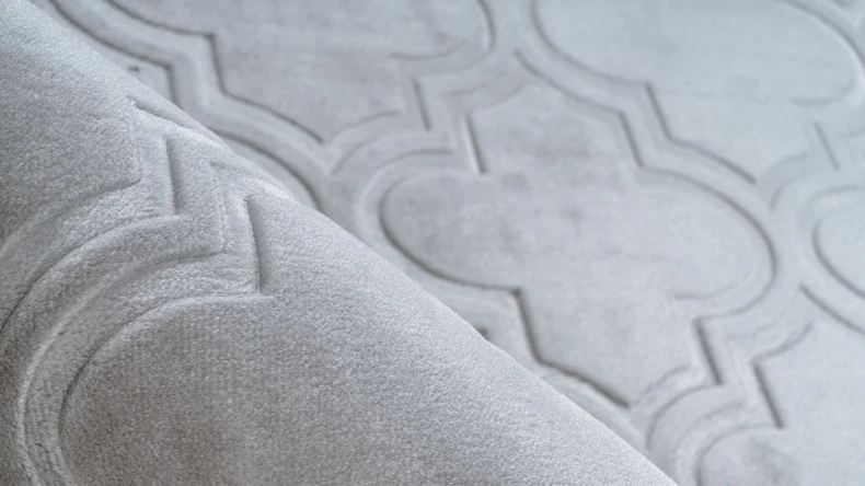 planeo Teppich - Monroe 100 Grau / Blau 160 x 230 cm