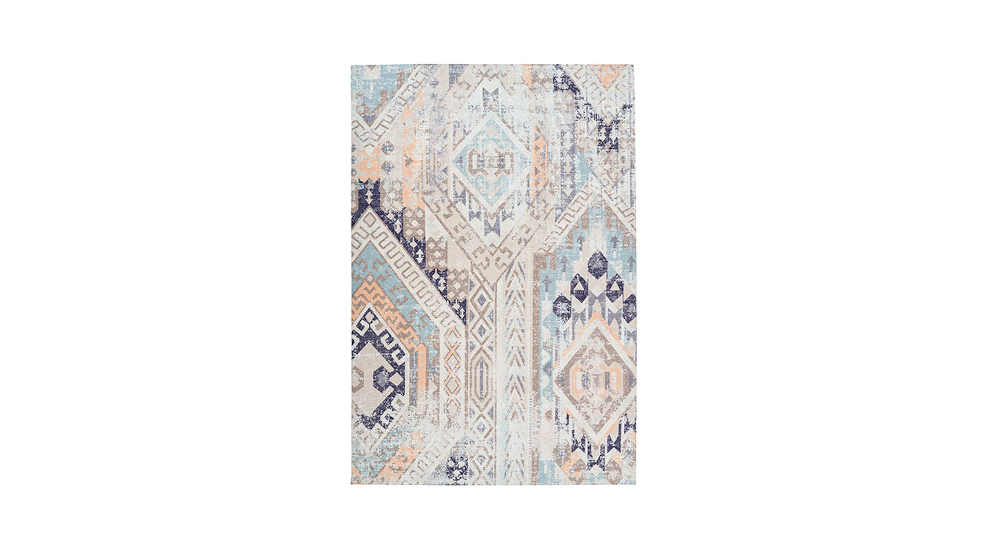 tapis planeo - Indiana 200 Multi / Bleu 120 x 170 cm