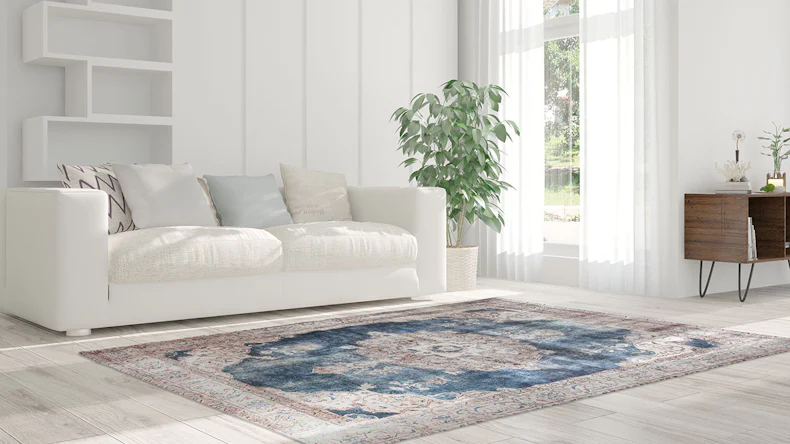 tapis planeo - Vintage 8400 crème / bleu