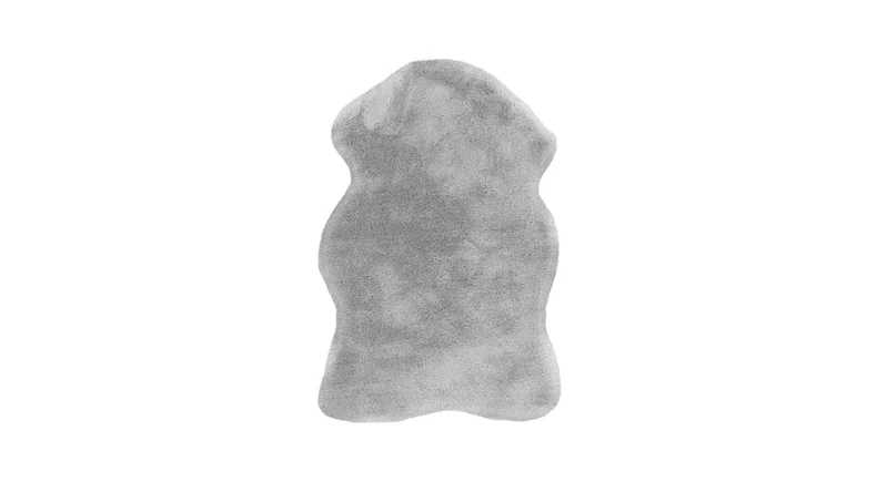 tappeto planeo - Coniglio Montone rovesciato 200 Grigio / Blu 60 x 90 cm