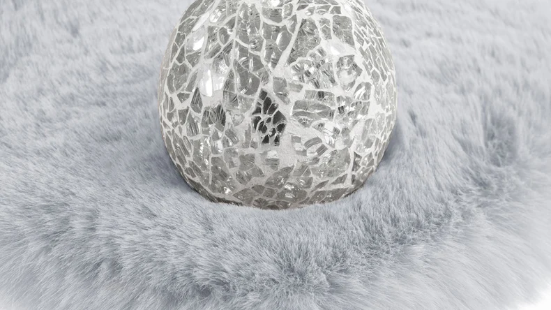 tappeto planeo - Coniglio 100 Grigio / Blu 180 x 280 cm