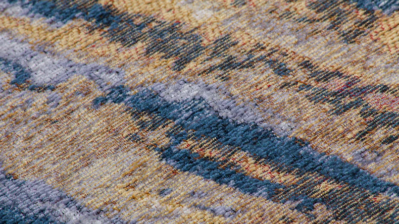 planeo Teppich - Blaze 300 Beige / Blau 115 x 170 cm