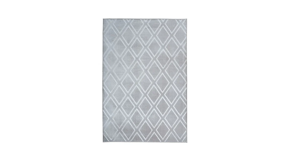 tapis planeo - Monroe 300 gris / bleu 160 x 230 cm