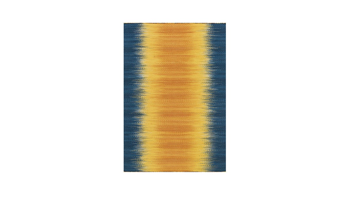 tapis planeo - Sunset 8070 jaune / bleu 120 x 180 cm