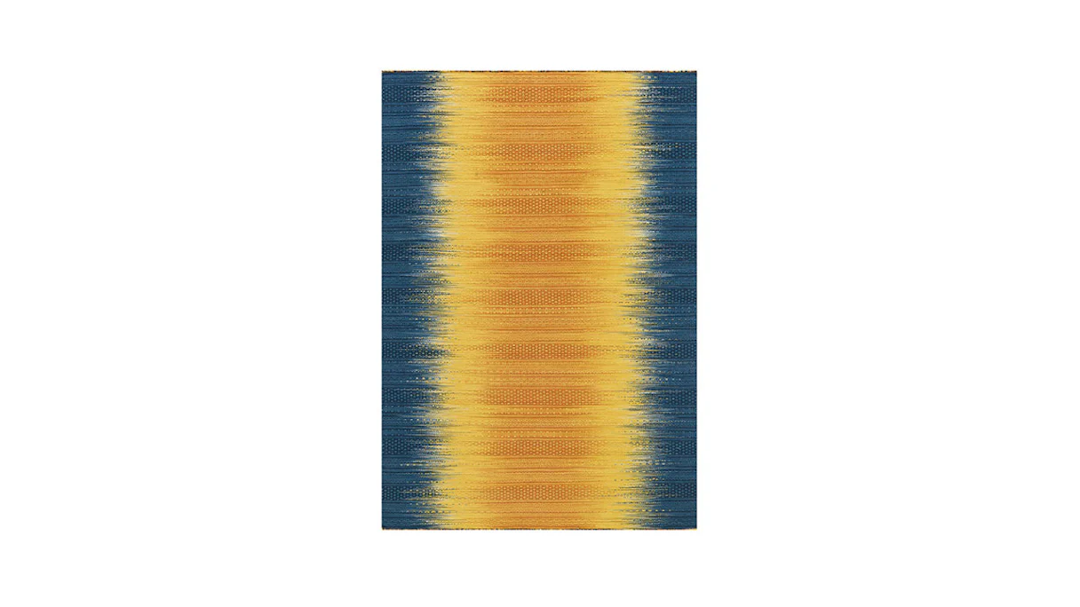 tapis planeo - Sunset 8070 jaune / bleu 140 x 200 cm