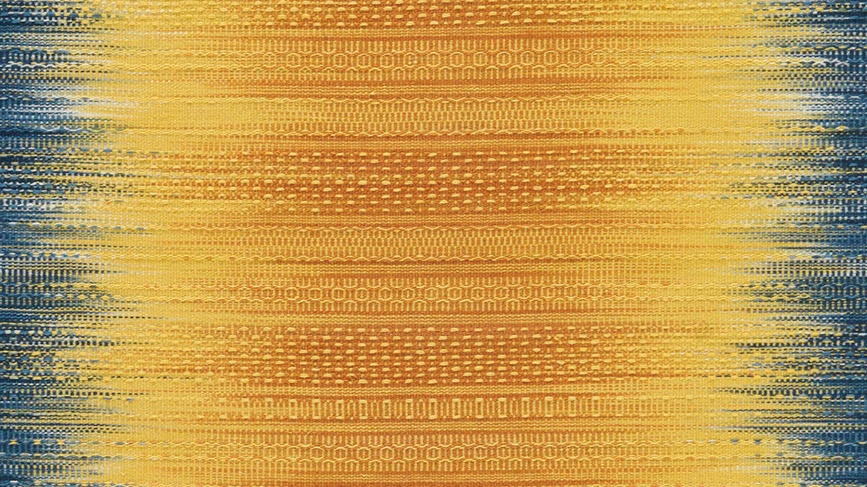 planeo carpet - Sunset 8070 Yellow / Blue