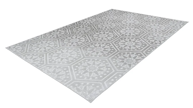 planeo Teppich - Monroe 200 Grau / Blau 200 x 290 cm