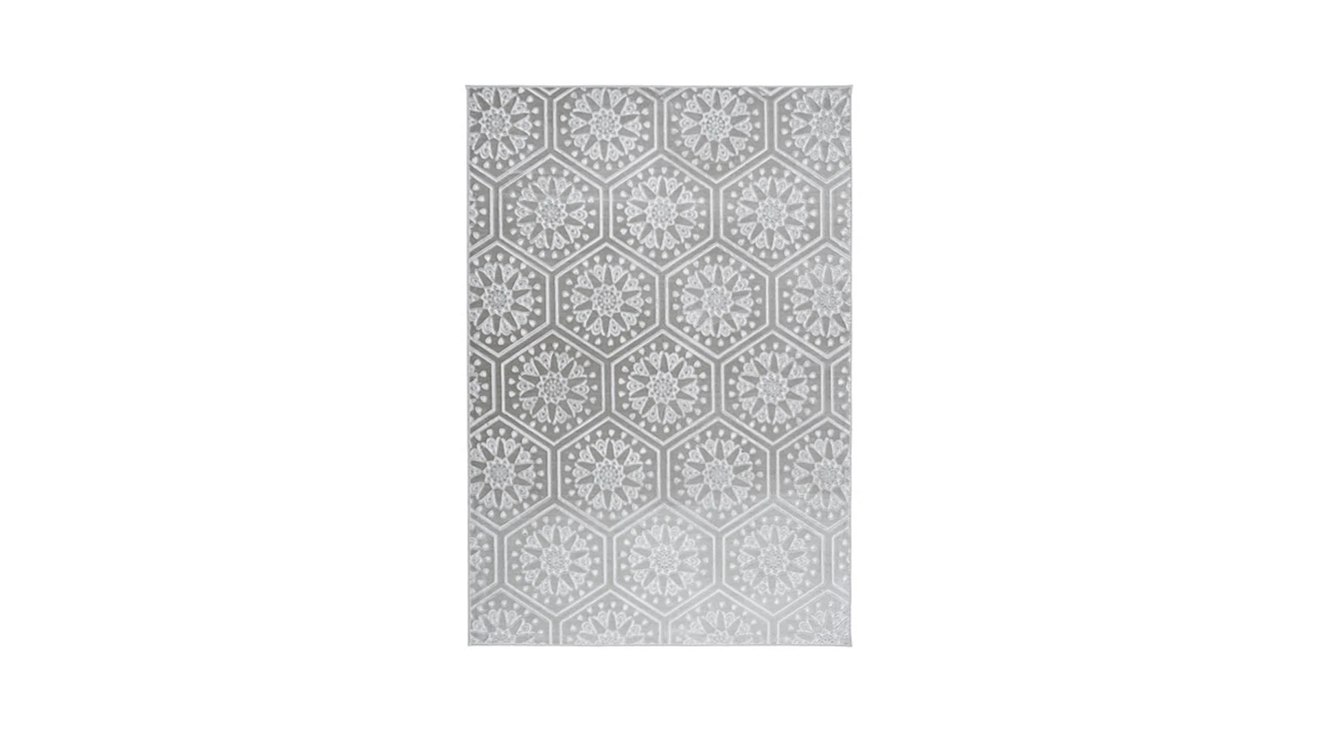 tapis planeo - Monroe 200 gris / bleu 160 x 230 cm