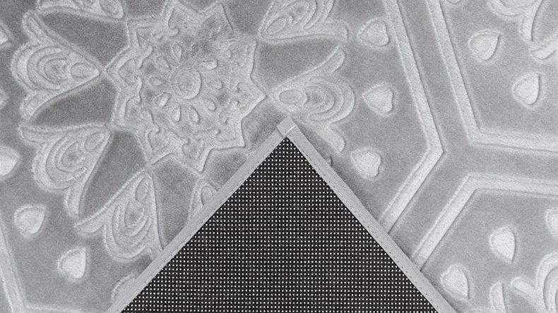 planeo Teppich - Monroe 200 Grau / Blau 200 x 290 cm