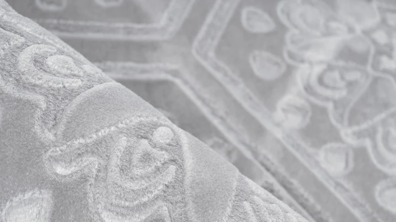 planeo Teppich - Monroe 200 Grau / Blau 200 x 290 cm