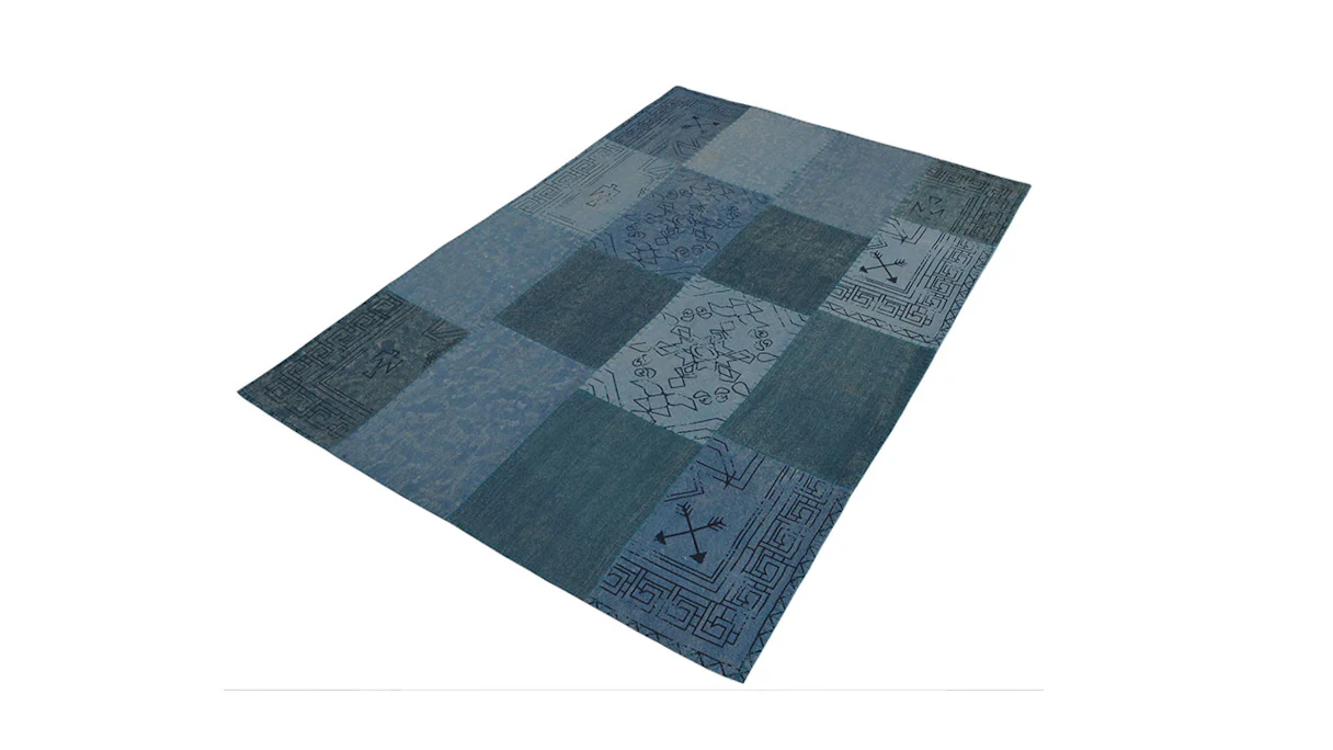 tapis planeo - Lyrical 210 Multi / Bleu 120 x 170 cm