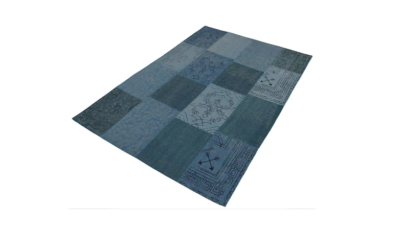 tapis planeo - Lyrical 210 Multi / Bleu 160 x 230 cm