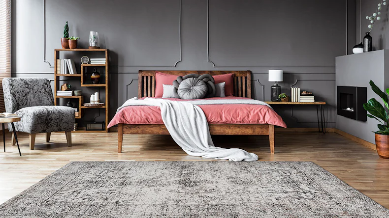 planeo Teppich - Iglesia 500 Anthrazit / Creme 80 x 150 cm