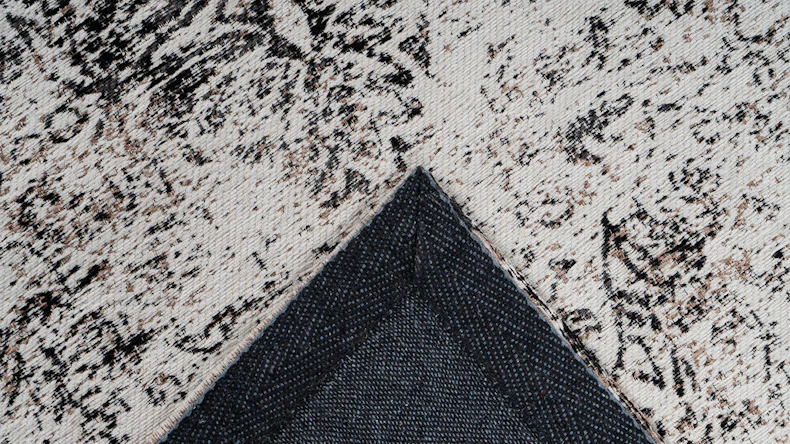 planeo Teppich - Iglesia 500 Anthrazit / Creme 80 x 150 cm