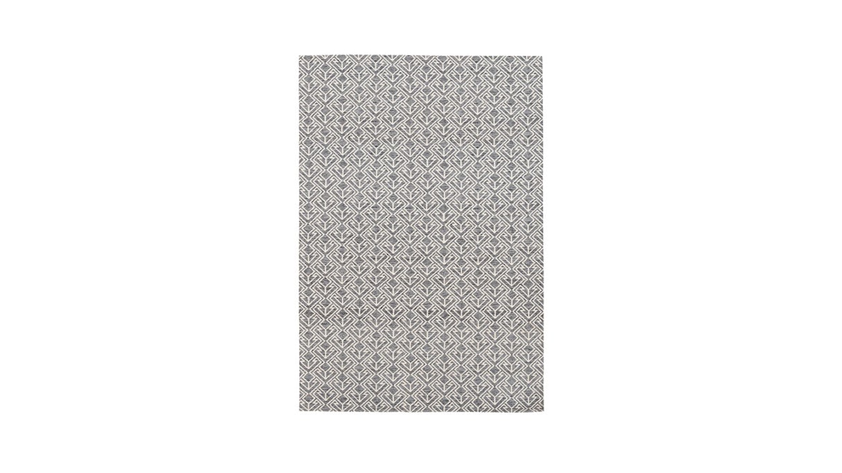 planeo Teppich - Yoga 100 Grau / Creme 120 x 170 cm