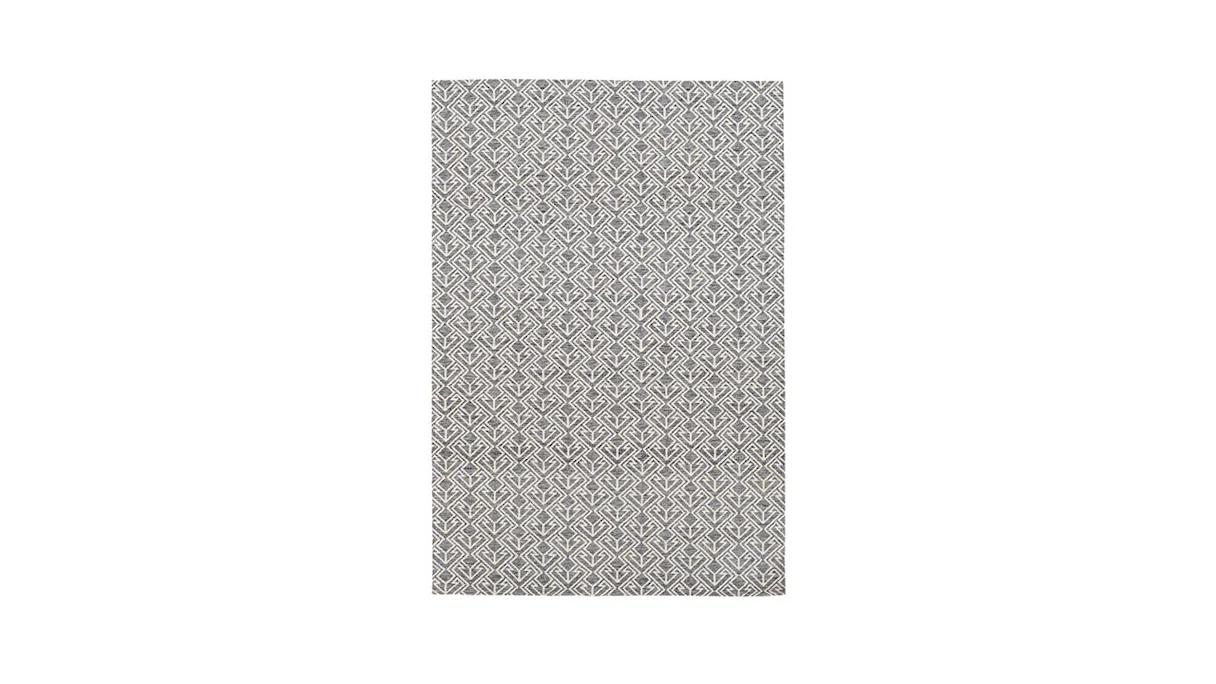 planeo Teppich - Yoga 100 Grau / Creme 80 x 150 cm