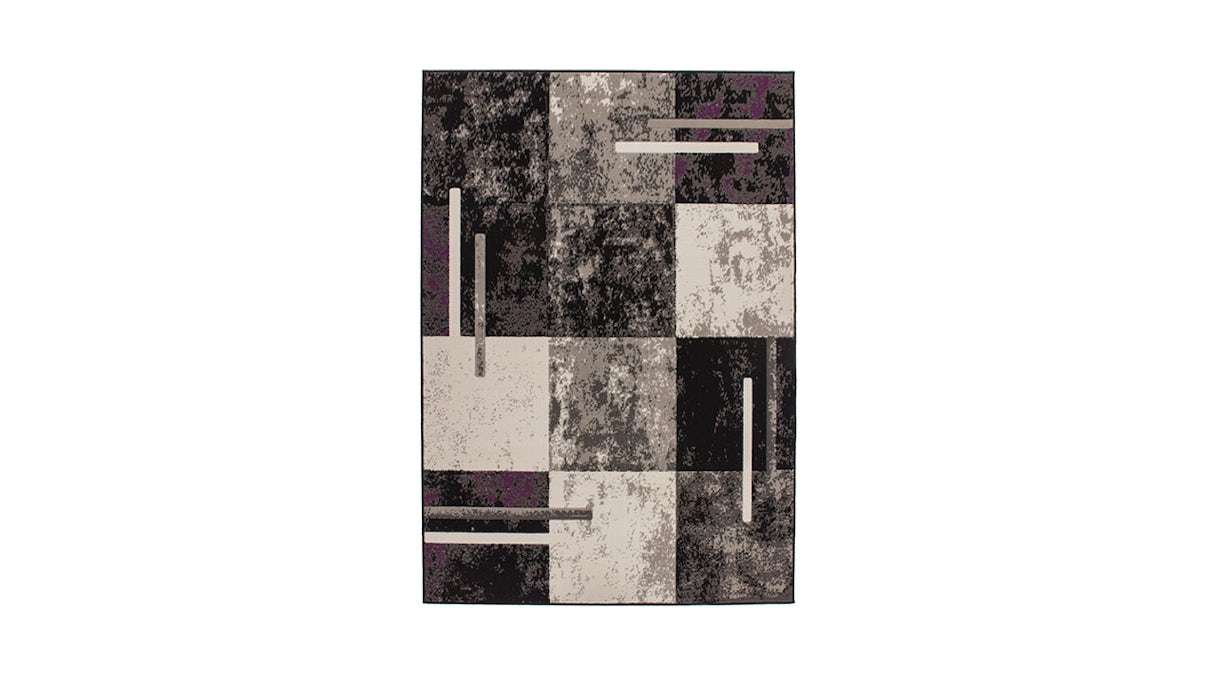 planeo Teppich - Rohullah 1010 Grau / Elfenbein 80 x 150 cm