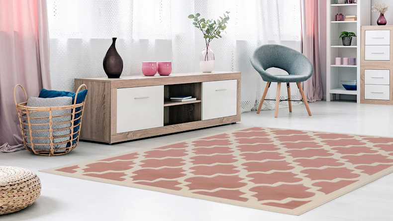 planeo Teppich - Manolya 2097 Rosa / Elfenbein 200 x 290 cm