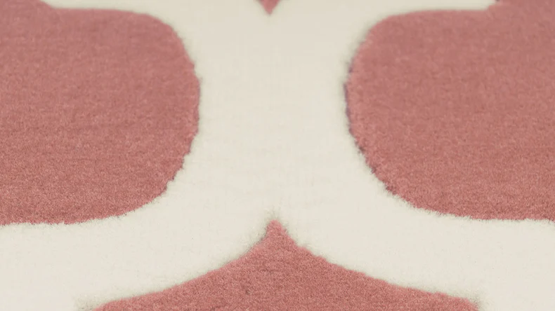 planeo Teppich - Manolya 2097 Rosa / Elfenbein 200 x 290 cm