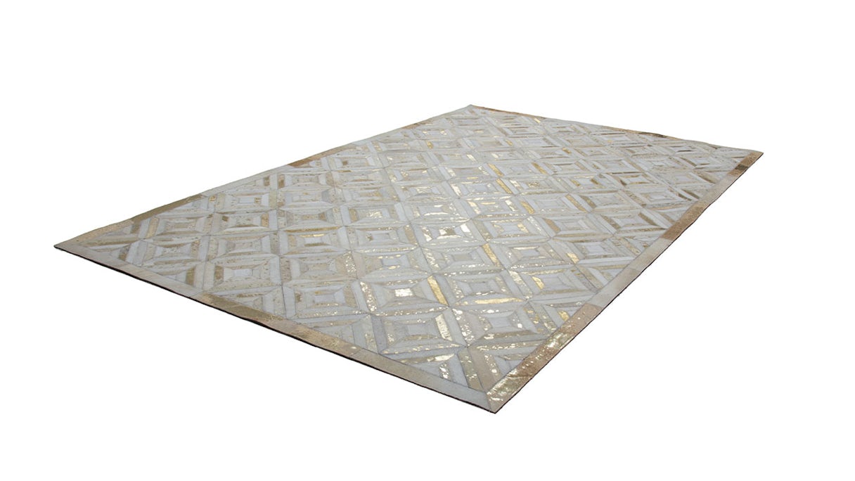 planeo Teppich - Spark 410 Elfenbein / Gold 160 x 230 cm