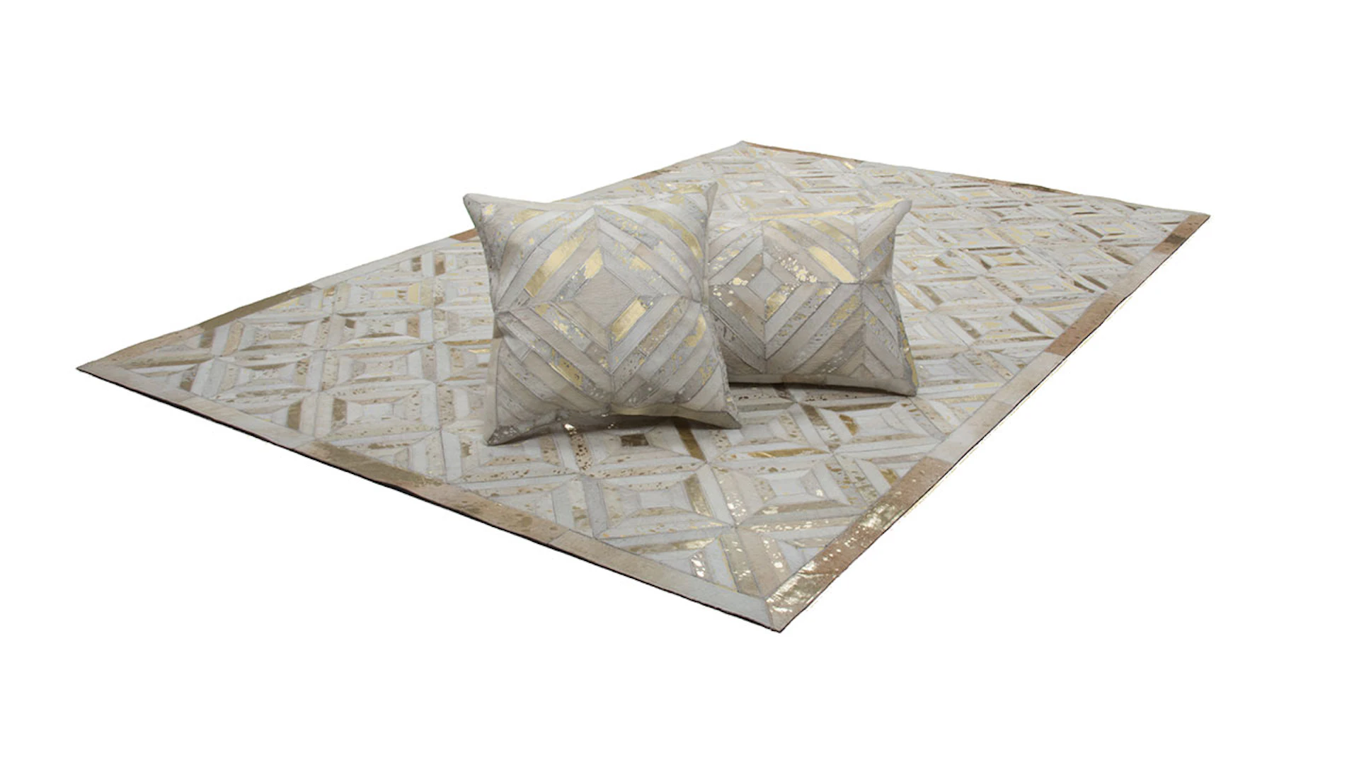 planeo carpet - Spark 410 ivory / gold 80 x 150 cm