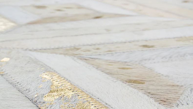 tapis planeo - Spark 410 ivoire / or 120 x 170 cm