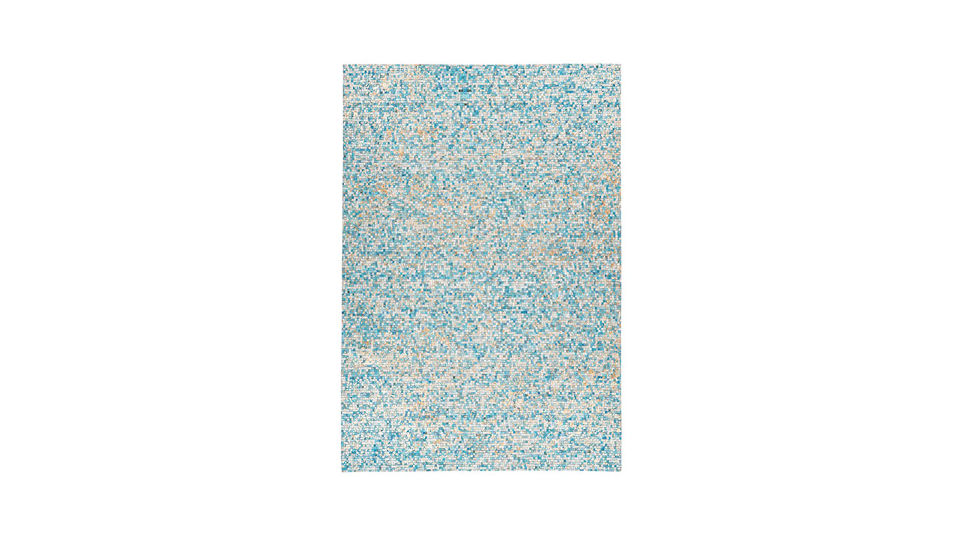 tapis planeo - finition 100 turquoise / or