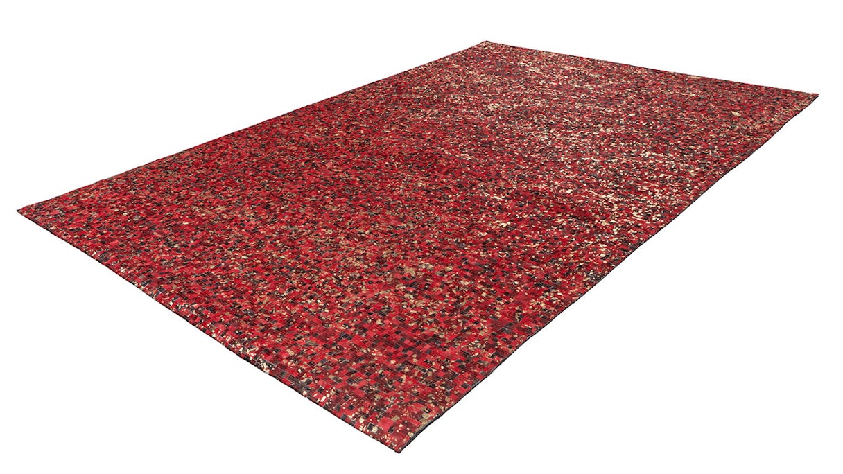tapis planeo - finition 100 rouge / or