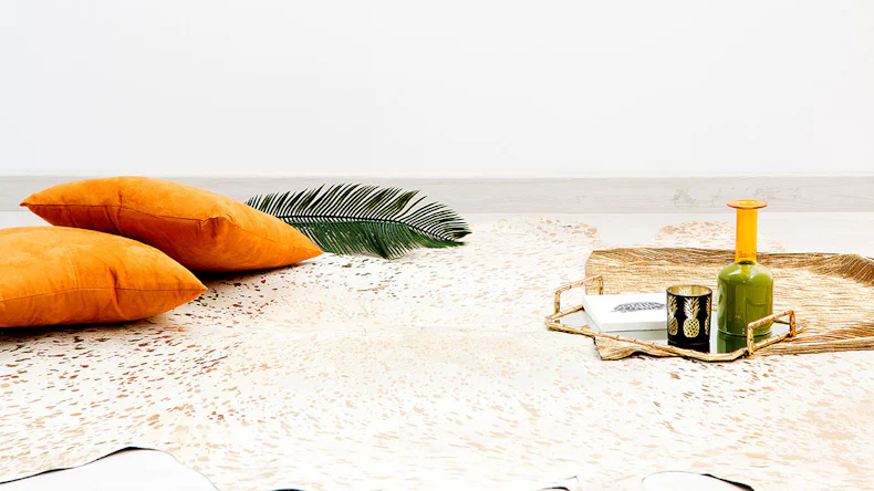 planeo Teppich - Fly 110 Weiß / Gold