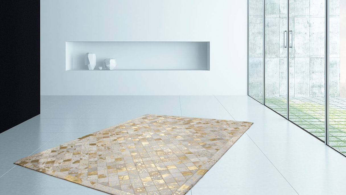 planeo carpet - Lavish 210 ivory / gold 80 x 150 cm