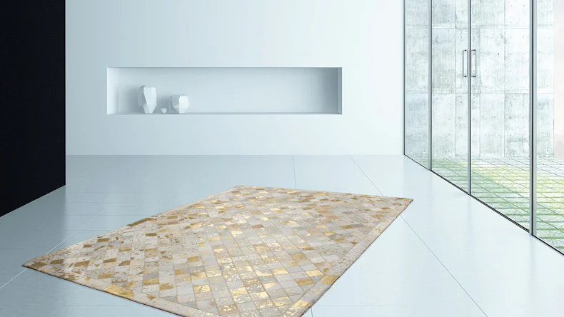 planeo Teppich - Lavish 210 Elfenbein / Gold