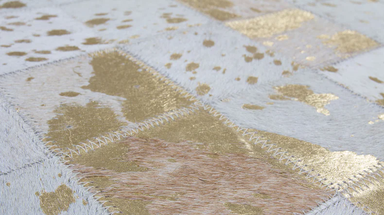 planeo Teppich - Lavish 210 Elfenbein / Gold