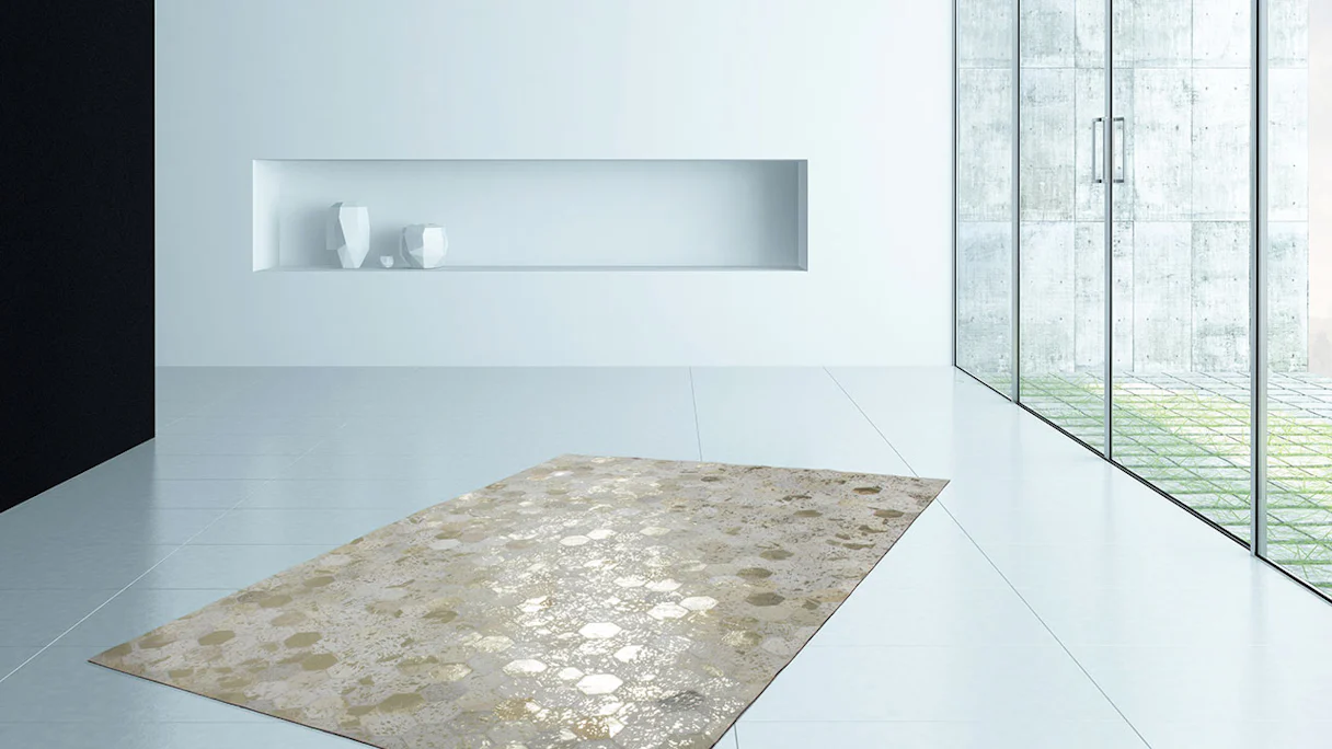 planeo carpet - Spark 210 ivory / gold 160 x 230 cm