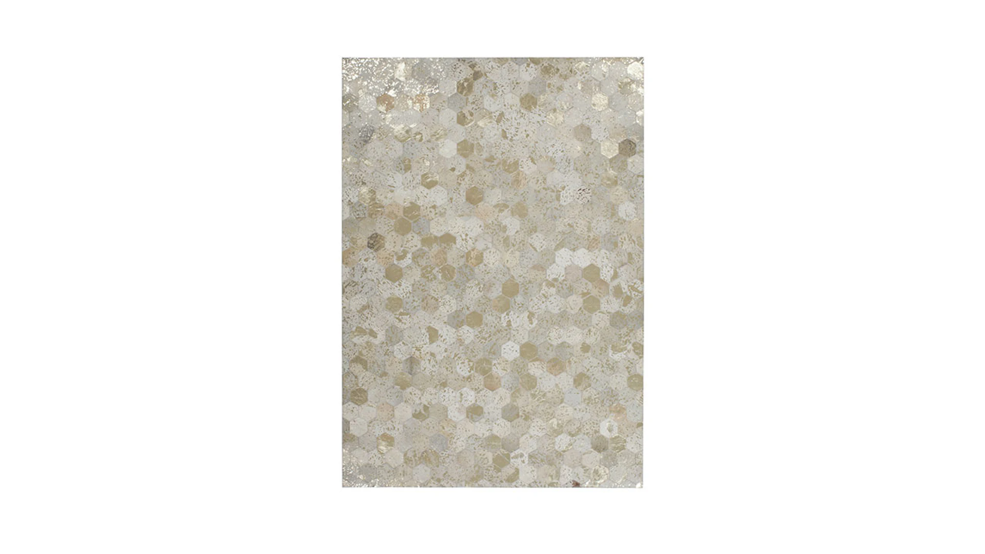 planeo carpet - Spark 210 ivory / gold 80 x 150 cm