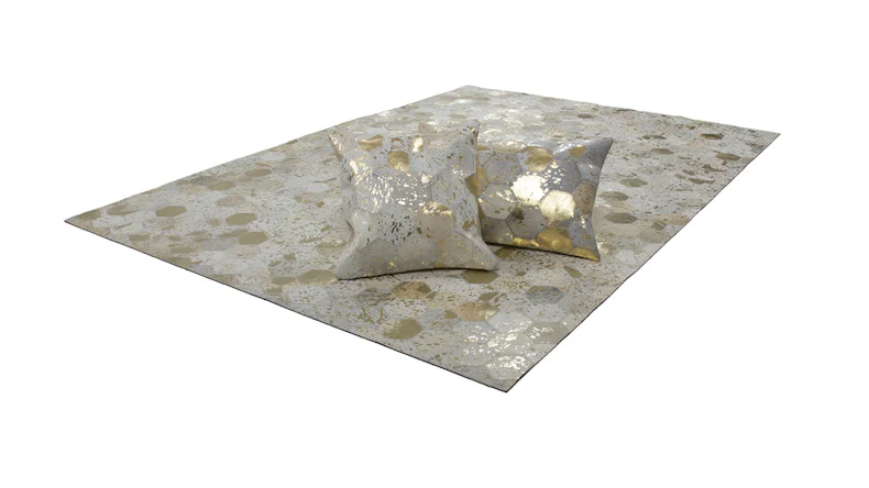 tapis planeo - Spark 210 ivoire / or 80 x 150 cm