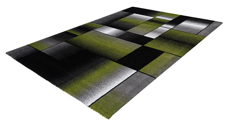 planeo Teppich - Broadway 300 Grün / Grau 120 x 170 cm