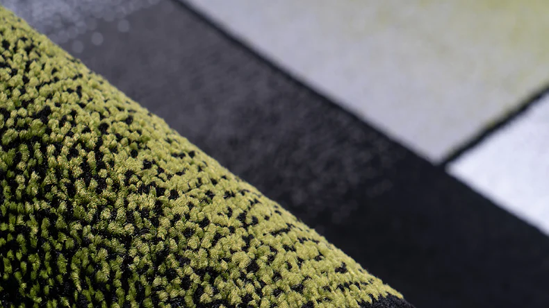 planeo Teppich - Broadway 300 Grün / Grau 120 x 170 cm