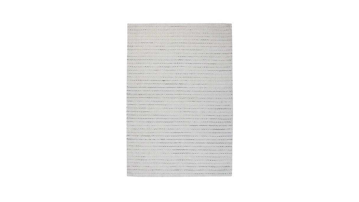 planeo Teppich - Prime 110 Weiß / Grau 160 x 230 cm