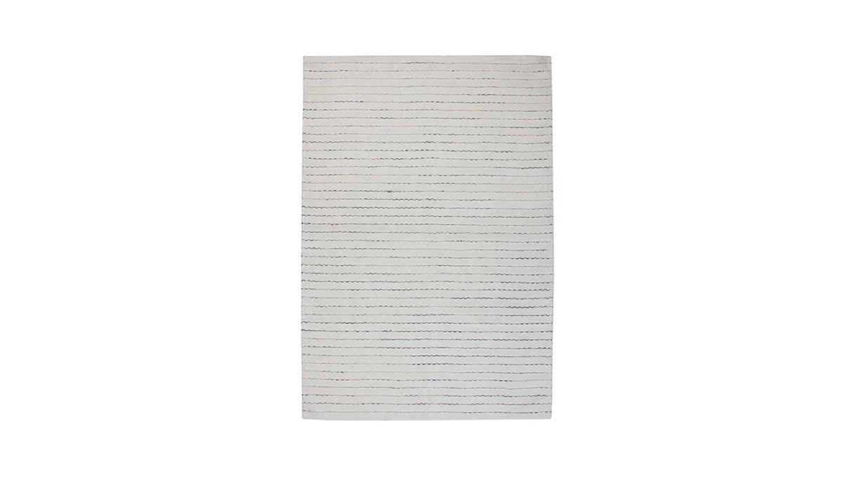 planeo Teppich - Prime 110 Weiß / Grau 80 x 150 cm