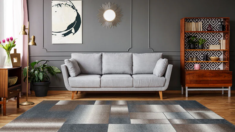 tapis planeo - Broadway 300 marron / gris