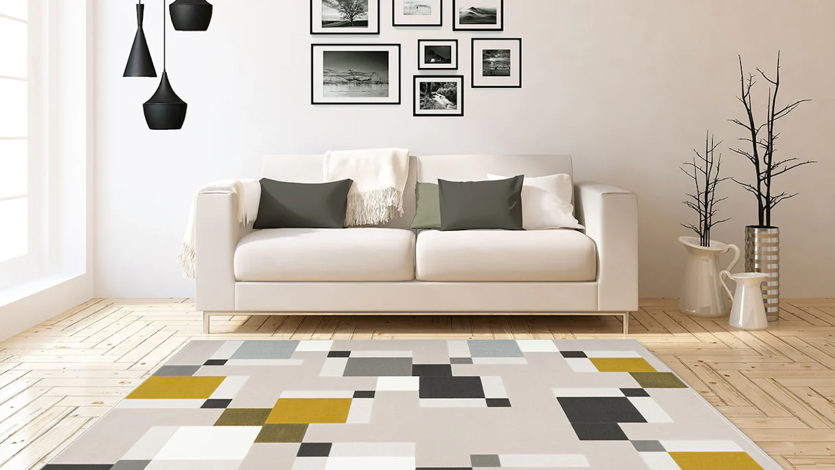planeo carpet - Esperanto 225 cream / green 160 x 230 cm